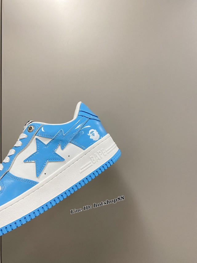 BAPE STA專櫃2022春夏全新明星同款滑板鞋情侶款運動板鞋 dx1790